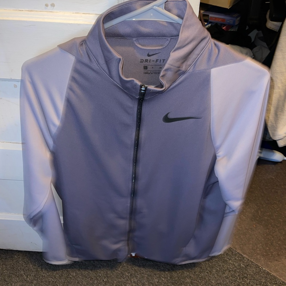 nike zipup grey